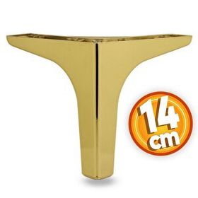 Badem10 Sedef Lüks 14 cm Gold Altın Baza Mobilya Kanepe Sehpa TV Ünitesi Koltuk Ayağı