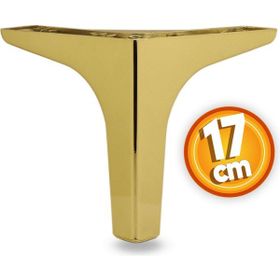 Badem10 Sedef Lüks 17 cm Gold Altın Baza Mobilya Kanepe Sehpa TV Ünitesi Koltuk Ayağı