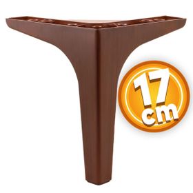 Badem10 Sedef Lüks 17 cm Kahverengi Baza Mobilya Kanepe Sehpa TV Ünitesi Koltuk Ayağı