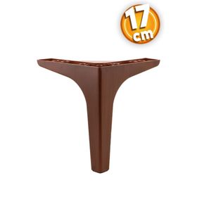 Badem10 Sedef Lüks 17 cm Kahverengi Baza Mobilya Kanepe Sehpa TV Ünitesi Koltuk Ayağı