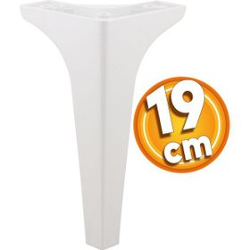 Badem10 Sedef Lüks 19 cm Beyaz Baza Mobilya Kanepe Sehpa TV Ünitesi Koltuk Ayağı