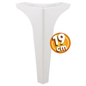Badem10 Sedef Lüks 19 cm Beyaz Baza Mobilya Kanepe Sehpa TV Ünitesi Koltuk Ayağı