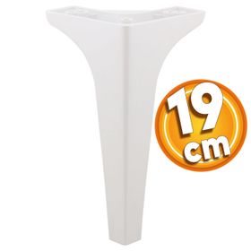 Badem10 Sedef Lüks 19 cm Beyaz Baza Mobilya Kanepe Sehpa TV Ünitesi Koltuk Ayağı