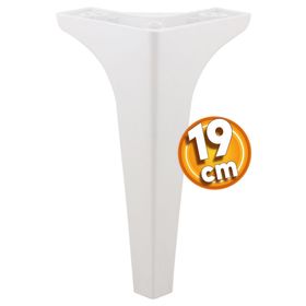 Badem10 Sedef Lüks 19 cm Beyaz Baza Mobilya Kanepe Sehpa TV Ünitesi Koltuk Ayağı