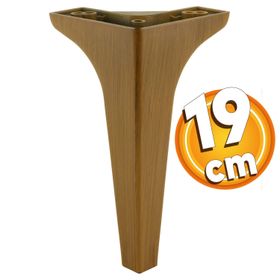 Badem10 Sedef Lüks 19 cm Koyu Kahverengi Baza Mobilya Kanepe Sehpa TV Ünitesi Koltuk Ayağı
