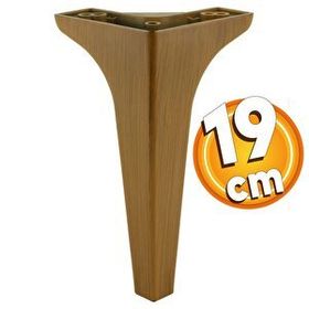 Badem10 Sedef Lüks 19 cm Koyu Kahverengi Baza Mobilya Kanepe Sehpa TV Ünitesi Koltuk Ayağı