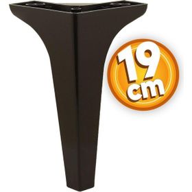 Badem10 Sedef Lüks 19 cm Siyah Baza Mobilya Kanepe Sehpa TV Ünitesi Koltuk Ayağı