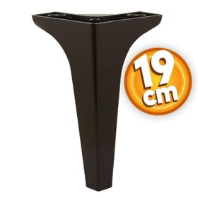 Badem10 Sedef Lüks 19 cm Siyah Baza Mobilya Kanepe Sehpa TV Ünitesi Koltuk Ayağı