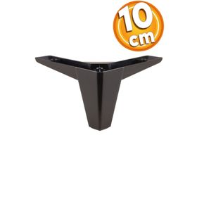 Badem10 Sedir Lüks 10 cm Siyah Baza Mobilya Kanepe Sehpa TV Ünitesi Koltuk Ayağı