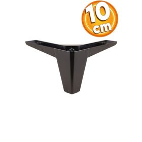 Badem10 Sedir Lüks 10 cm Siyah Baza Mobilya Kanepe Sehpa TV Ünitesi Koltuk Ayağı