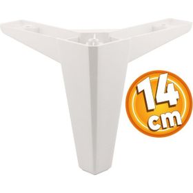 Badem10 Sedir Lüks 14 cm Beyaz 4 Adet Mobilya Kanepe Sehpa TV Ünitesi Koltuk Ayağı