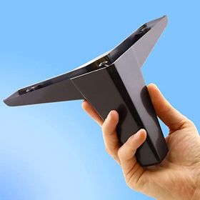 Badem10 Sedir Lüks 14 cm Siyah Baza Mobilya Kanepe Sehpa TV Ünitesi Koltuk Ayağı