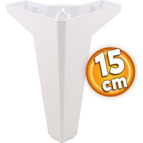 Badem10 Sedir Lüks 15 cm Beyaz Baza Mobilya Kanepe Sehpa TV Ünitesi Koltuk Ayağı