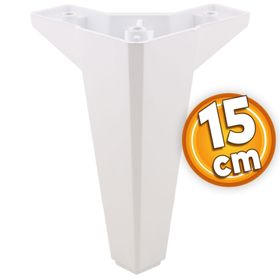 Badem10 Sedir Lüks 15 cm Beyaz Baza Mobilya Kanepe Sehpa TV Ünitesi Koltuk Ayağı