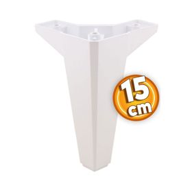 Badem10 Sedir Lüks 15 cm Beyaz Baza Mobilya Kanepe Sehpa TV Ünitesi Koltuk Ayağı