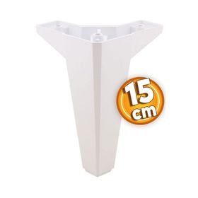 Badem10 Sedir Lüks 15 cm Beyaz Baza Mobilya Kanepe Sehpa TV Ünitesi Koltuk Ayağı