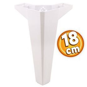 Badem10 Sedir Lüks 18 cm Beyaz Baza Mobilya Kanepe Sehpa TV Ünitesi Koltuk Ayağı