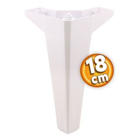 Badem10 Sedir Lüks 18 cm Beyaz Baza Mobilya Kanepe Sehpa TV Ünitesi Koltuk Ayağı