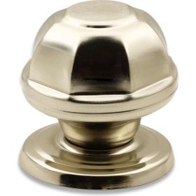 Badem10 Sekizgen Niken Saten Kapı Tokmağı Topuzu Kolu Metal Tokmak