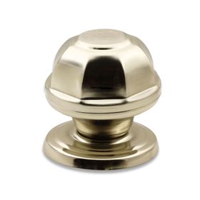 Badem10 Sekizgen Niken Saten Kapı Tokmağı Topuzu Kolu Metal Tokmak