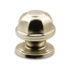 Badem10 Sekizgen Niken Saten Kapı Tokmağı Topuzu Kolu Metal Tokmak