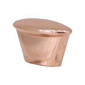 Badem10 Set Düğme Bakır Metal Kulp Tek Vidalı Çekmece Dolap Kapak Kulbu