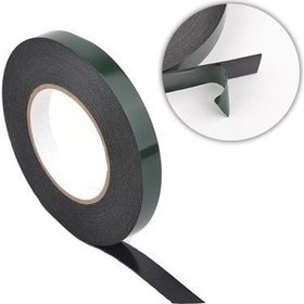 Badem10 Siyah 15 mm 10 mt Eva Montaj Çift Taraflı Köpük Bant