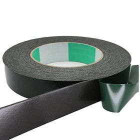 Badem10 Siyah 20 mm 10 mt Eva Montaj Çift Taraflı Köpük Bant Bandı