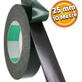 Badem10 Siyah 25 mm 10 mt Eva Montaj Çift Taraflı Köpük Bant