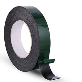 Badem10 Siyah 25 mm 10 mt Eva Montaj Çift Taraflı Köpük Bant