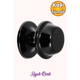 Badem10 Siyah Metal Efe Kapı Tokmağı