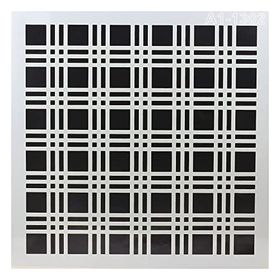 Badem10 Tasarım Ekose Desen Tekrar Kullanılabilir 30x30 cm Afilli Stencil Duvar Boyama Şablon