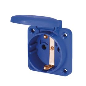 Badem10 Tekli Monofaze Topraklı Kare Kablosuz Klemensli Fiş 220 V Trafo Pano Prizi Kombinasyon Panosu