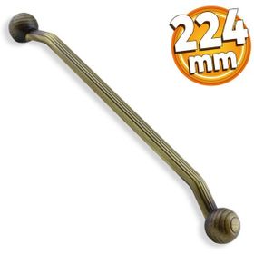 Badem10 Topuz Mutfak Dolabı Çekmece Dolap Kapak Antik Sarı 224 mm Metal Kulp