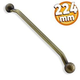 Badem10 Topuz Mutfak Dolabı Çekmece Dolap Kapak Antik Sarı 224 mm Metal Kulp