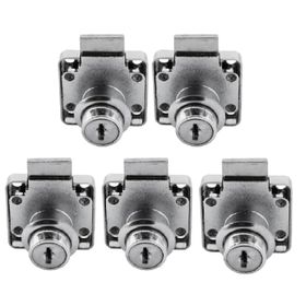 Badem10 Ugr 4x4 cm Kare Nikel Mobilya Kilidi