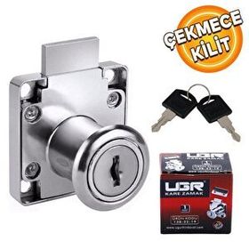 Badem10 Ugr 4x4 cm Kare Nikel Mobilya Kilidi