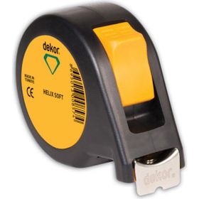 Badem10 Uzunluk Ölçme 8 m x 25 mm Dekor 858 Helix Soft Şerit Metre