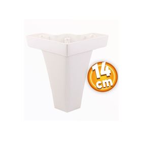 Badem10 Venüs Lüks 14 cm Beyaz Baza Mobilya Kanepe Sehpa TV Ünitesi Koltuk Ayağı