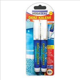 Badem10 Vodaseal Hızlı Kuruyan Su Bazlı Kokusuz Kalıcı 2'li Derz Kalemi
