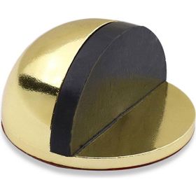 Badem10 Yapışkanlı Metal Kapı Stopu Gold Yarımay Kapı Stoperi Durdurucu Tutucu Tamponu