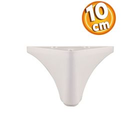 Badem10 Yonca Lüks 10 cm Beyaz Baza Mobilya Kanepe Sehpa TV Ünitesi Koltuk Ayağı