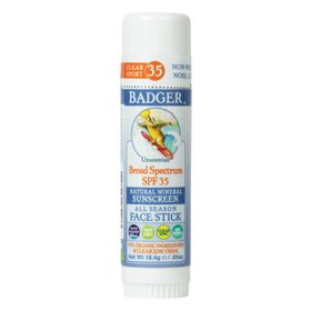 Badger 18.4 gr Clear Zinc Kokusuz Güneş Kremi Stick Spf 35