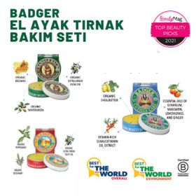 Badger 21 gr El Bakım 21 gr Ayak Bakım 21 gr Tırnak Bakım 3'lü Set Krem