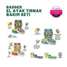 Badger 21 gr El Bakım 21 gr Ayak Bakım 21 gr Tırnak Bakım 3'lü Set Krem