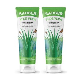 Badger Aloe Vera After Sun Gel 2x118 ml Güneş Sonrası Nemlendirici