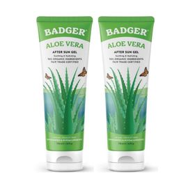 Badger Aloe Vera After Sun Gel 2x118 ml Güneş Sonrası Nemlendirici