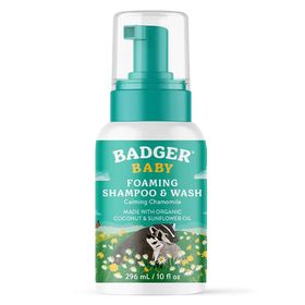 Badger Organik 300 ml Renkli Saç ve Vücut Köpük Bebek Şampuanı
