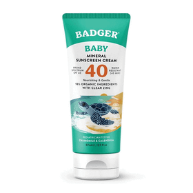 Badger Spf 40 87 ml Balm Baby Sunscreen Bebekler için Güneş Kremi