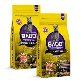 Bado 2x500 gr Tavuk Etli Yetişkin Kedi Maması